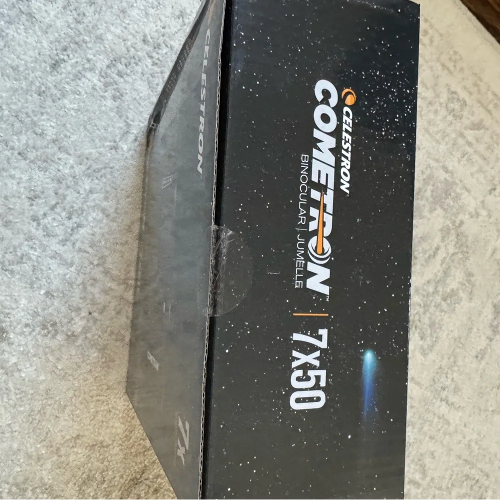 *New and Unboxed* Celestron Cometron 7X50 Black Binoculars